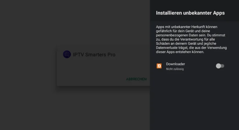 IPTV Einrichten auf Android TV