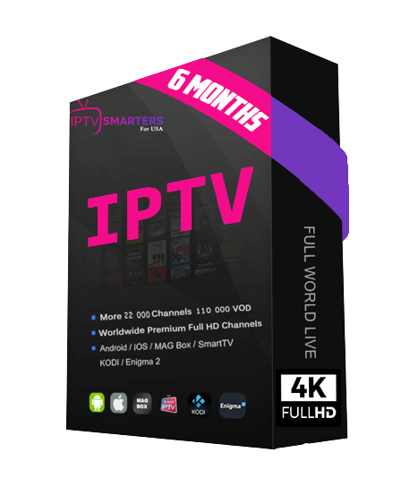 Abonnement IPTV 6 Mois